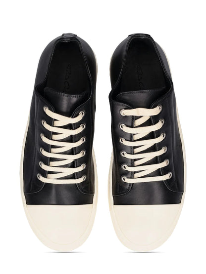 Rick Owens Ramones Low Top Leather Black [RAFFLE]