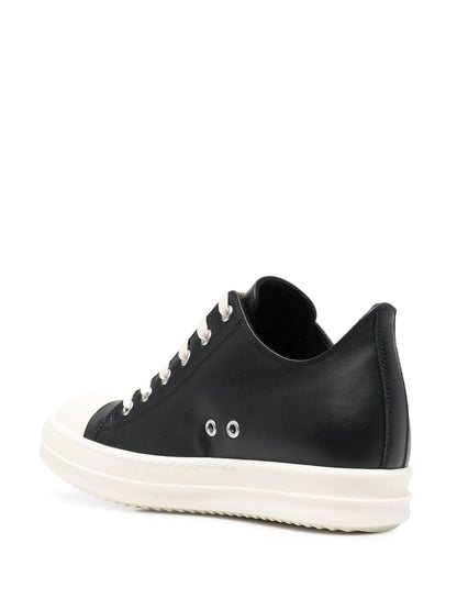 Rick Owens Ramones Low Top Leather Black [RAFFLE]
