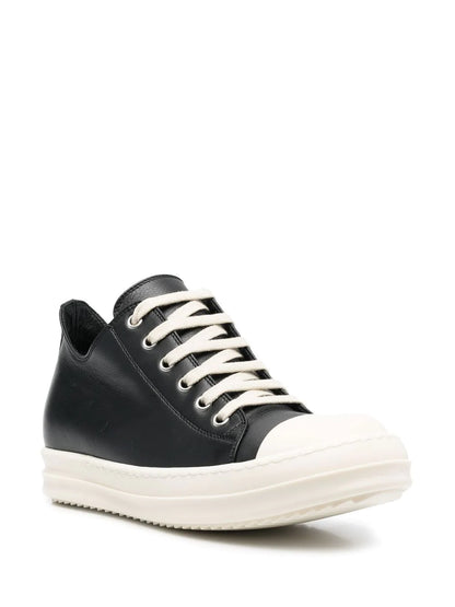 Rick Owens Ramones Low Top Leather Black [RAFFLE]