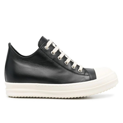 Rick Owens Ramones Low Top Leather Black [RAFFLE]